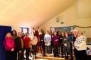 Age UK Somerset volunteers at their Christmas party, held at the Bishops Hull Hub on December 15.