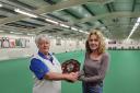 Alison was presented with the trophy by Kate Denslow