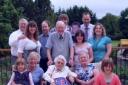 HAYDN and Eileen Ashman, centre, celebrated their diamond wedding anniversary with friends and family at the Oaktree Court Care Home in Wellington.