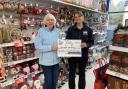 The Original Factory Shop has raised £873.38 for Chard Hospital League of Friends.