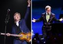 Paul McCartney is rumoured to be peforming with Sir Elton John after he was spotted watching the Foo Fighters on stage