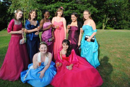 Photos from the leavers' prom at Wadham Community School, Crewkerne, 2010 
