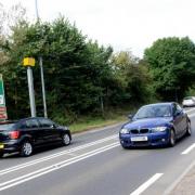 The 30mph limit section of the A358 at Henlade. Picture: County Gazette