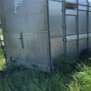 STOLEN: The cattle trailer