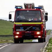 Crews from Wincanton and Mere stations tackled the vehicle fire near the Holbrook Roundabout. Picture: Stock image