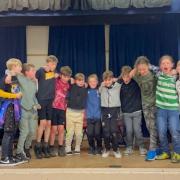 A group of children who took part in one of the activities at Tatworth Youth Club earlier this week