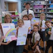 Chard School pupils celebrate 75 years of the NHS