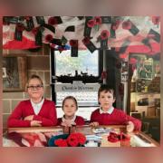 Schoolchildren joined a project linked to the Chard Museum
