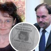 Glyn Razzell and Linda, the wife he murdered
