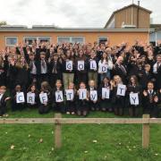 Holyrood Academy's students celebrated the award
