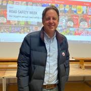 MP Marcus Fysh met pupils in Chard to discuss road safety