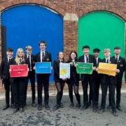 A group of students at Holyrood Academy are joining the challenge to raise funds for the library