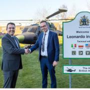 Adam Dance toured the place that made Yeovil the 'home of British helicopters'