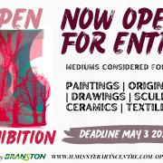 Artists can enter the open exhibition
