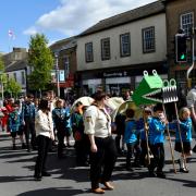 A photo from Sunday's parade in Chard