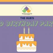 The community hub in Chard will celebrate his second birthday at the end of May