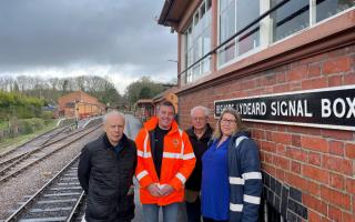 Ian Liddell-Grainger MP spoke with staff and managers at West Somerset Railway.