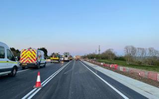 Works on the A303 started last week (Friday, April 19)