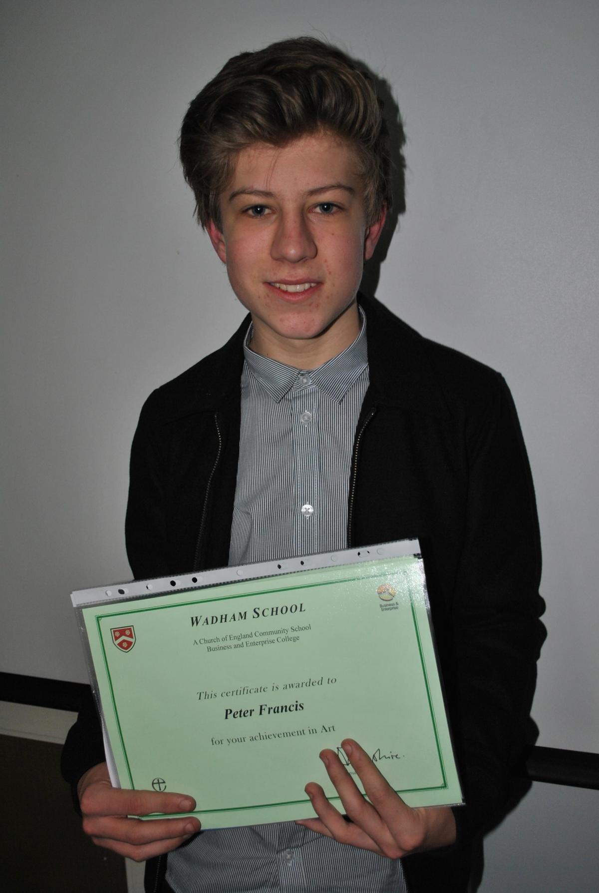 Wadham pupils' achievements are recognised at ceremony
