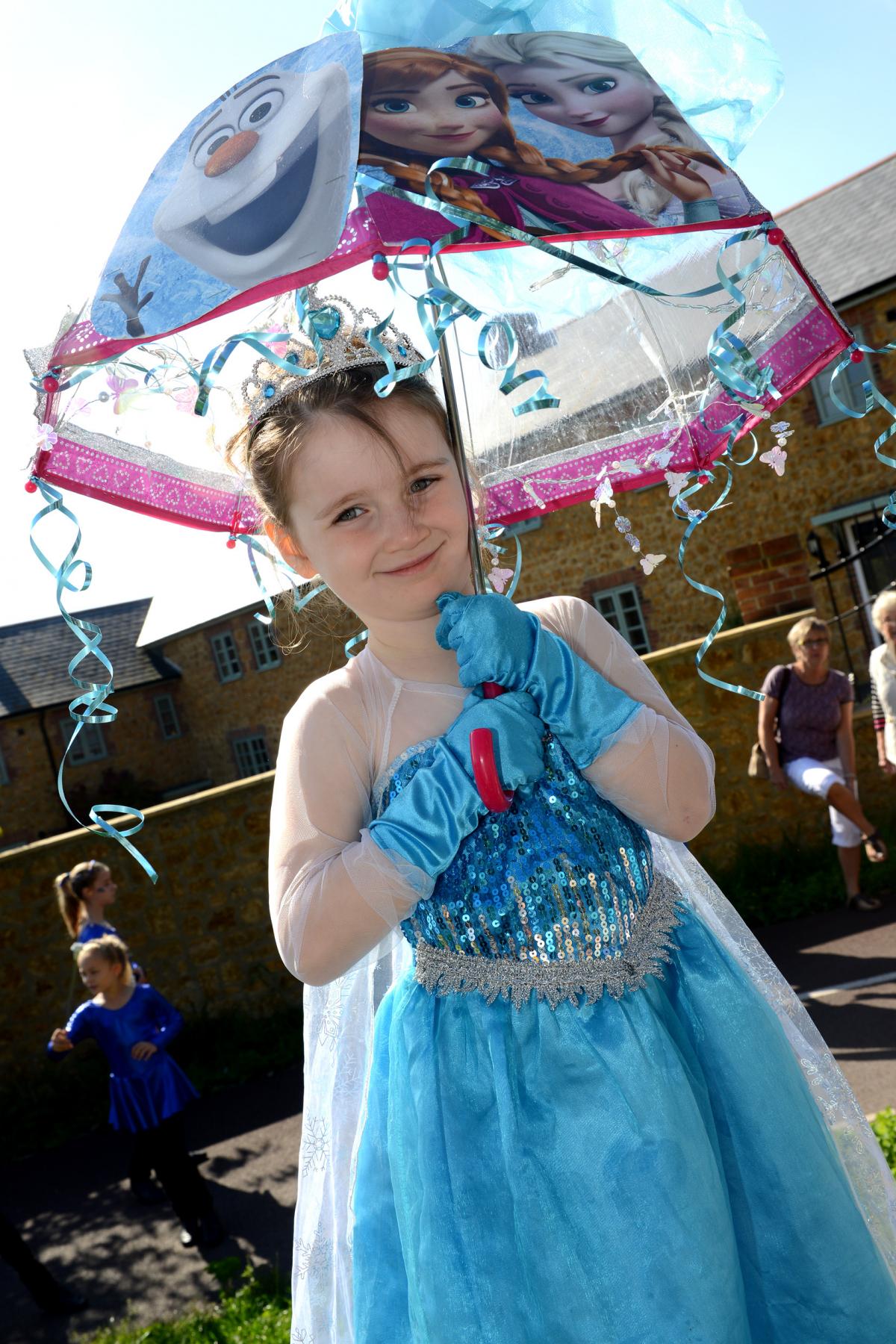 Colour and costumes at this year's Ilminster Childrens Carnival