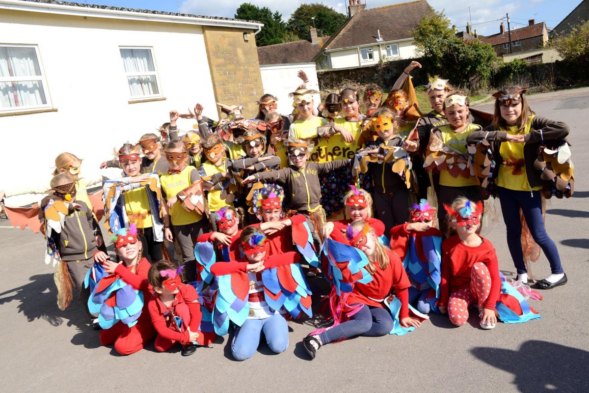 Colour and costumes at this year's Ilminster Childrens Carnival
