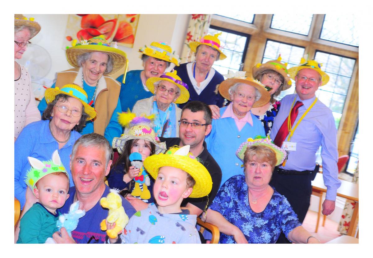 Entries into the Snowdon House Easter bonnet parade