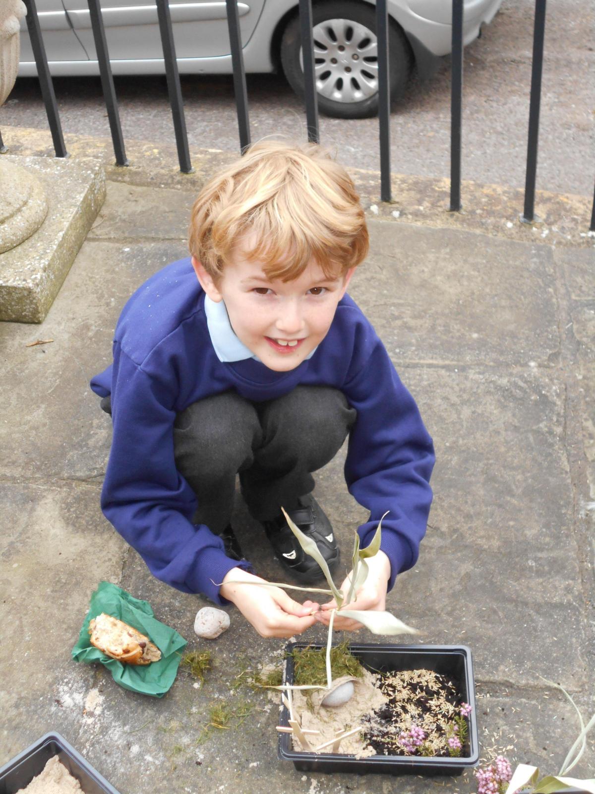 A Greenfylde pupil taking part in activities at the Minster