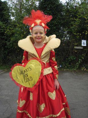 Daisy Charles, 8, from Ilminster with ‘Hearts of Gold’