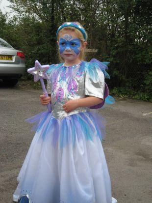 Class winner Lorna Stephenson, 4, as ‘Butterfly Fairy’