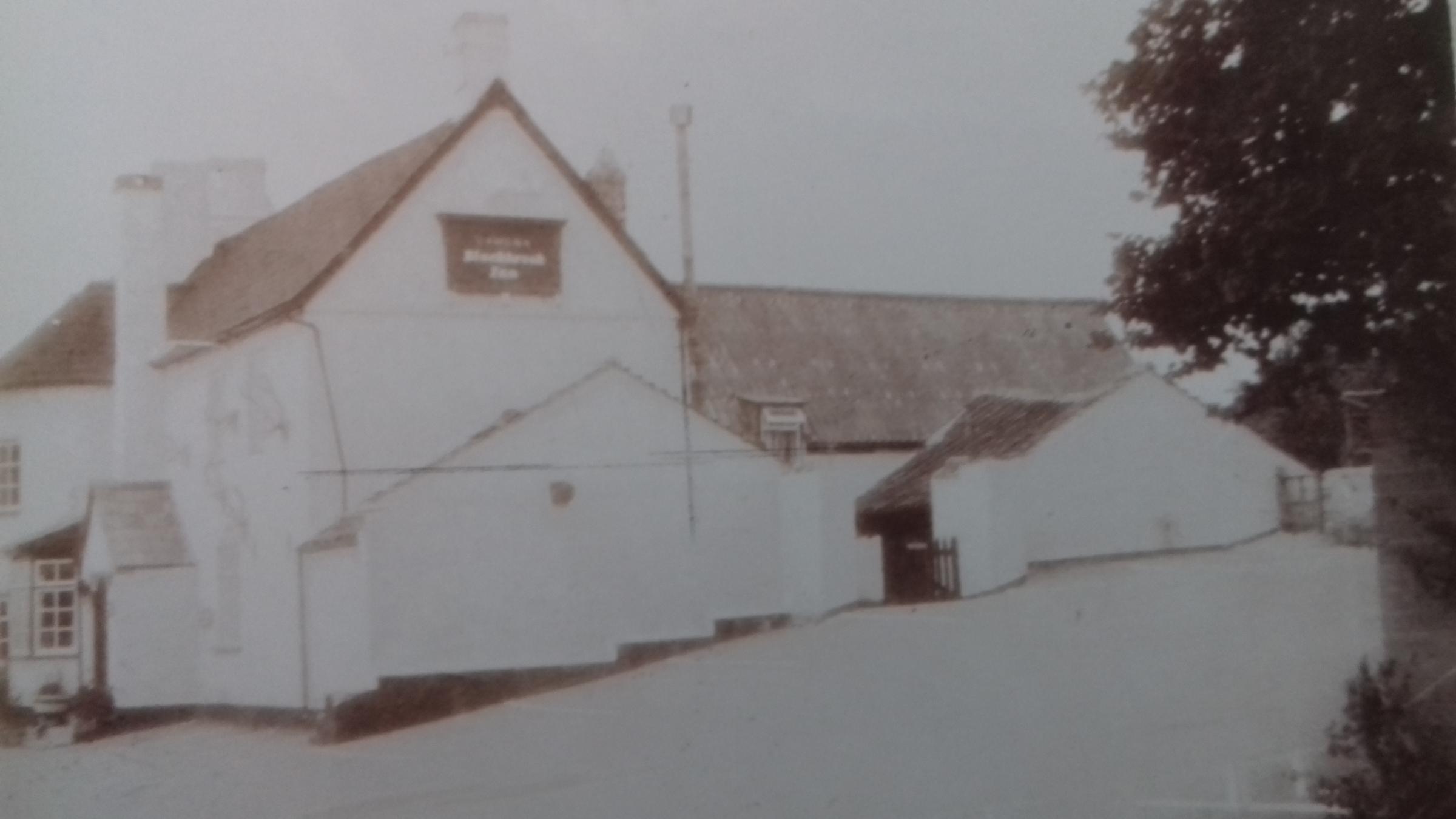 BLACK AND WHITE: A dated picture of the former Blackbrook Tavern