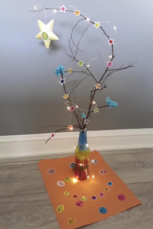 Chard & Ilminster News: TREE OF HOPE: Redstart Primary School Chard