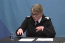 Avon & Somerset Chief Constable Sarah Crew at the PCC performance and accountability board on Thursday, March 9, 2023.