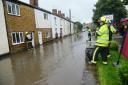 The grant will help protect more homes from flooding scenes such as this in Chard and Ilminster. Picture: Newsquest