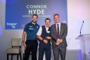 Chris Woakes, Connor Hyde and Adam Hill.
