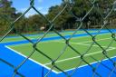 The tennis courts will be available for use in a few weeks