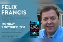 Felix Francis will be in Yeovil next month