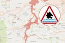 A flood warning is in place in the Ilminster area