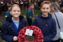Pupils marked Remembrance Day last weekend