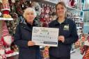 Store manager Kate Drew (right) and charity treasurer, Angela Burton