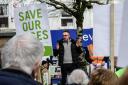 Cllr Adam Dance joined the protest last Saturday