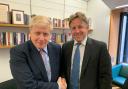 Boris Johnson and Marcus Fysh