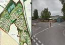 185 homes planned for Tintinhull Road, between the A37 Ilchester Road and the Brimsmore key site
