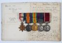 MEDALS: The awards will be auctoned alongside the guest book, letter and cigarette case