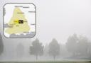 The Met Office has issued a yellow weather warning for fog.