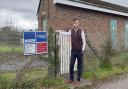 Cllr Connor Payne at the site of the proposed new Chard Parkway railway station. Picture: Connor Payne