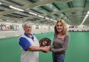 Alison was presented with the trophy by Kate Denslow