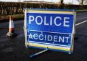 The road was closed for a number of hours followiong the fatal collision. Picture: Newsquest