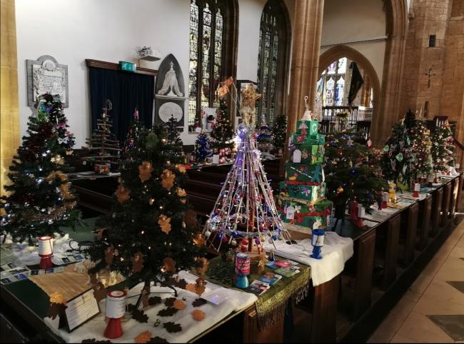 FESTIVE FUN: The Christmas Tree Festival  at The Minster Church in Ilminster