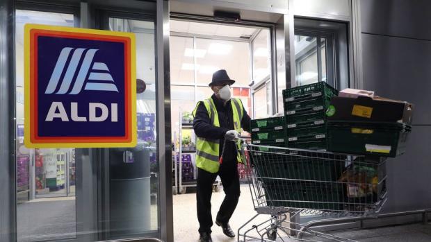 Chard & Ilminster News: Aldi asked all customers to wear a face mask when visiting UK stores. (PA)