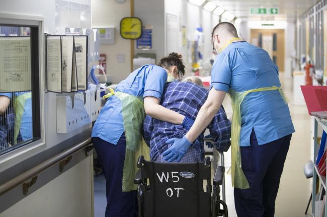 Families are being urged to support loved ones who are well enough to leave hospital